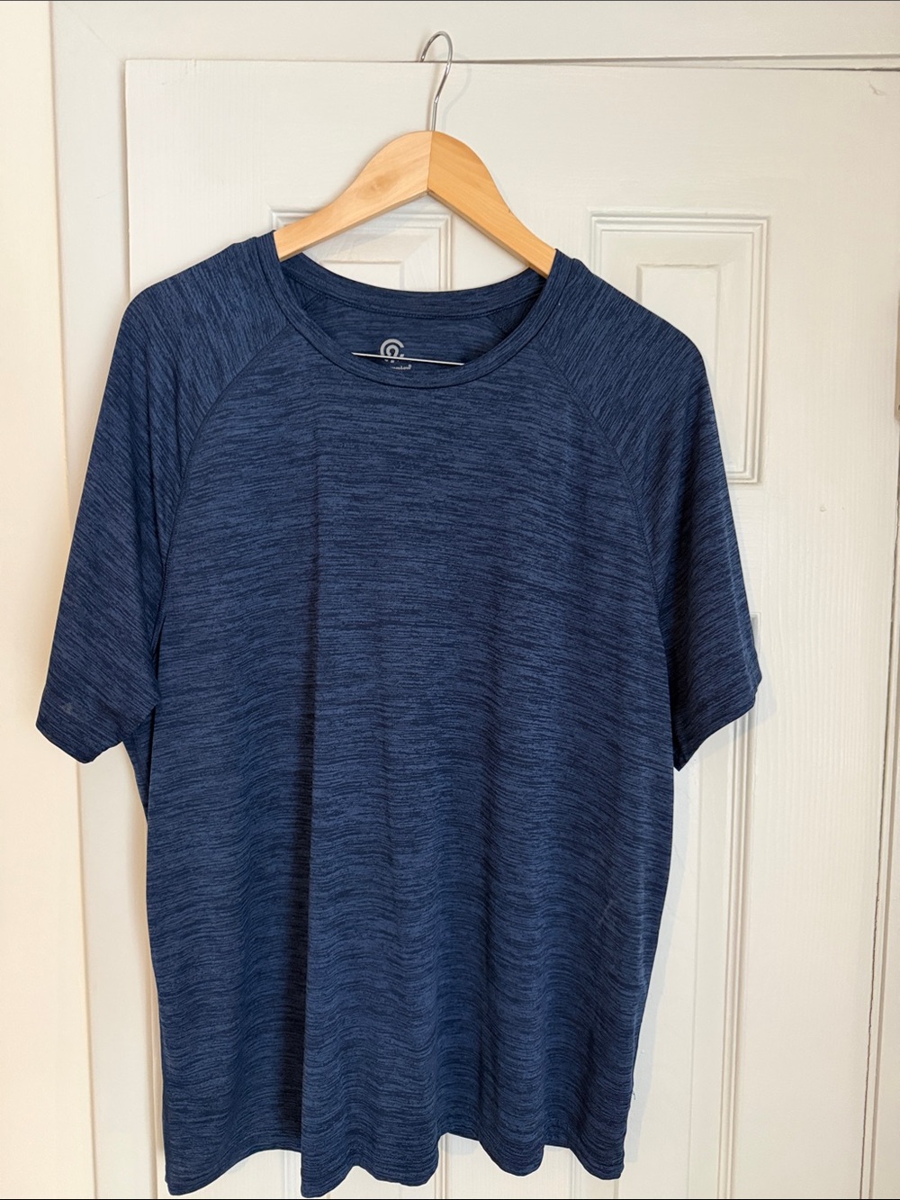 Champion Men's Navy Heather Short Sleeve Tee